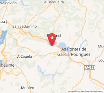 Map of Seixo, Galicia
