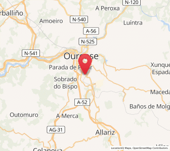 Map of Sejalvo, Galicia
