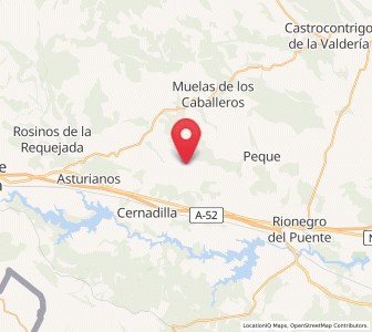 Map of Sejas de Sanabria, Castille and León