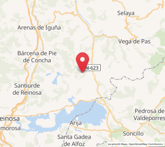 Map of Selviejo, Cantabria