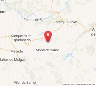 Map of Seoane Vello, Galicia