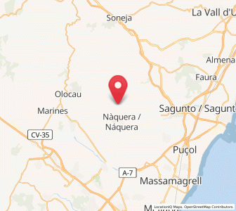 Map of Serra, Valencia