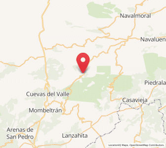 Map of Serranillos, Castille and León