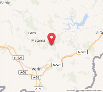 Map of Servoy, Galicia
