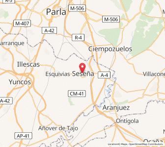 Map of Seseña, Castille-La Mancha