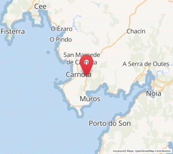 Map of Sestayo, Galicia