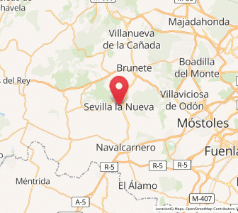 Map of Sevilla La Nueva, Madrid