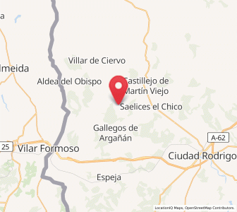 Map of Sexmiro, Castille and León