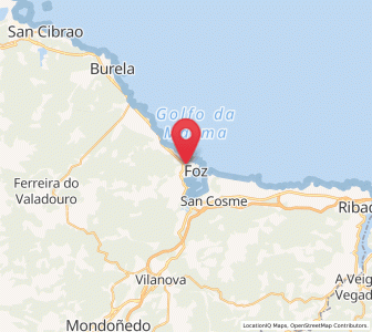 Map of Sieiro, Galicia