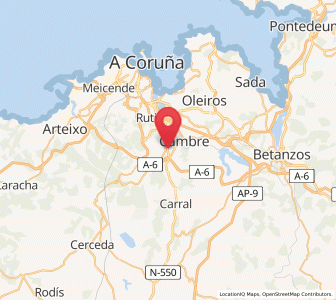 Map of Sigrás de Abajo, Galicia