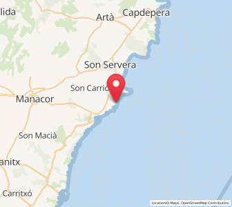 Map of S'illot-Cala Morlanda, Balearic Islands