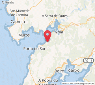 Map of Silva, Galicia