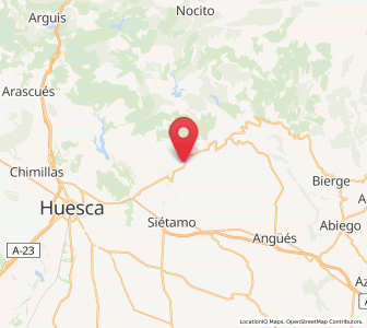 Map of Sipán, Aragon