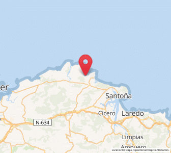 Map of Soano, Cantabria