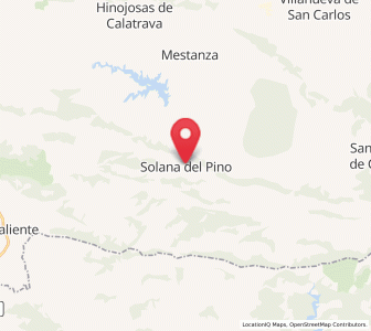 Map of Solana del Pino, Castille-La Mancha