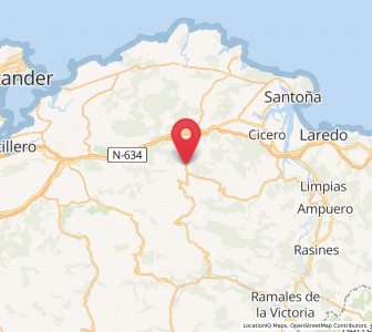 Map of Solórzano, Cantabria