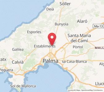 Map of Son Sardina, Balearic Islands