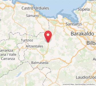 Map of Sopuerta, Basque Country