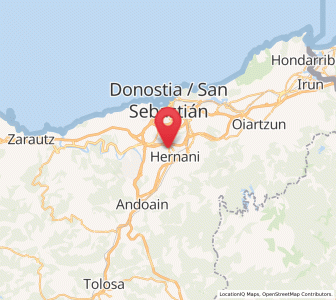 Map of Sorgintxulo, Basque Country