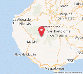 Map of Soria, Canary Islands