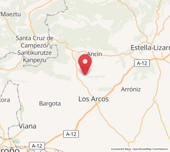 Map of Sorlada, Navarre