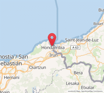 Map of Soroeta, Basque Country