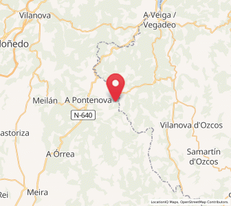 Map of Soto de Mogos, Galicia