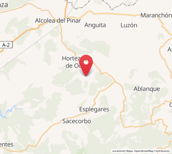 Map of Sotodosos, Castille-La Mancha
