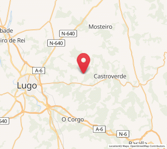 Map of Sotomerille, Galicia