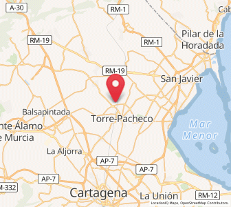 Map of Sotos Nuevos, Murcia
