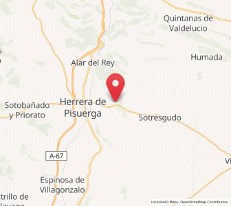 Map of Sotovellanos, Castille and León