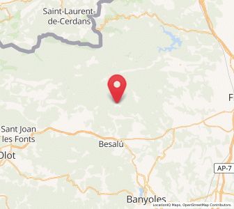 Map of Sous, Catalonia