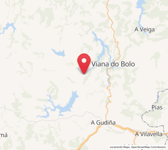 Map of Soutelo, Galicia