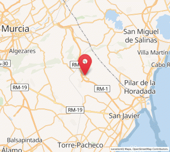 Map of Sucina, Murcia