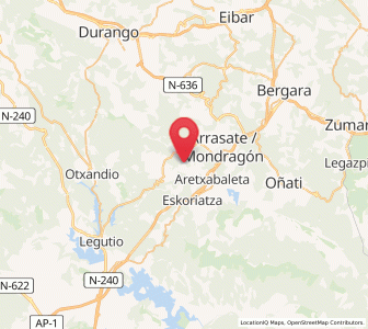 Map of Suña, Basque Country