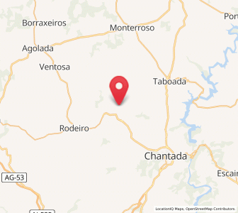 Map of Surribas, Galicia