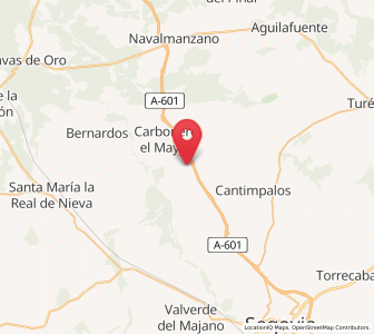 Map of Tabanera la Luenga, Castille and León