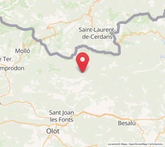 Map of Talaixà, Catalonia