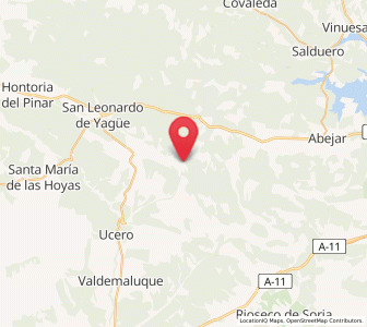 Map of Talveila, Castille and León