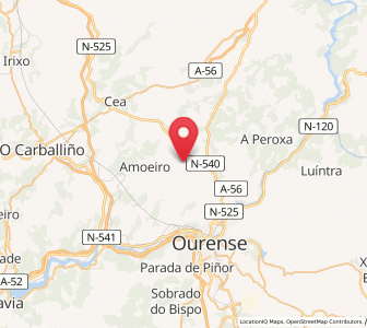 Map of Tamallancos, Galicia