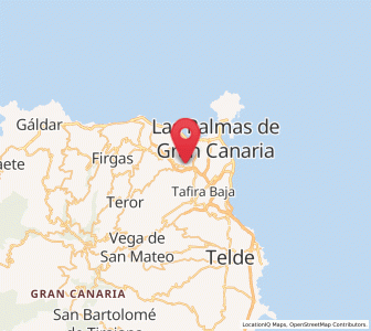 Map of Tamaraceite, Canary Islands