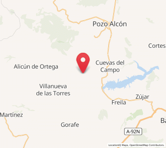 Map of Tamojares, Andalusia