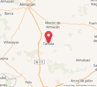 Map of Taroda, Castille and León