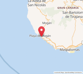Map of Taurito, Canary Islands