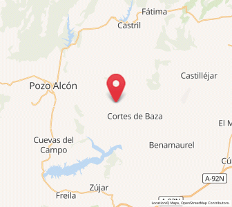 Map of Teja, Andalusia