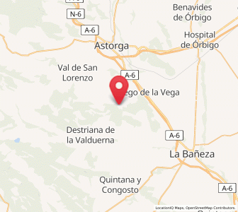 Map of Tejados, Castille and León