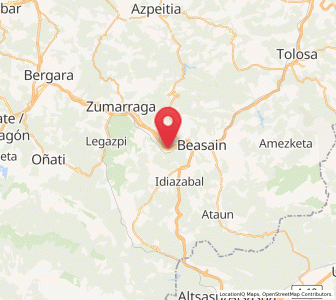 Map of Telleri, Basque Country