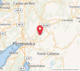 Map of Tenorio, Galicia