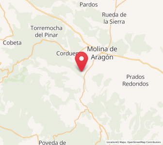 Map of Teroleja, Castille-La Mancha
