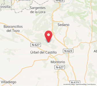 Map of Terradillos de Sedano, Castille and León